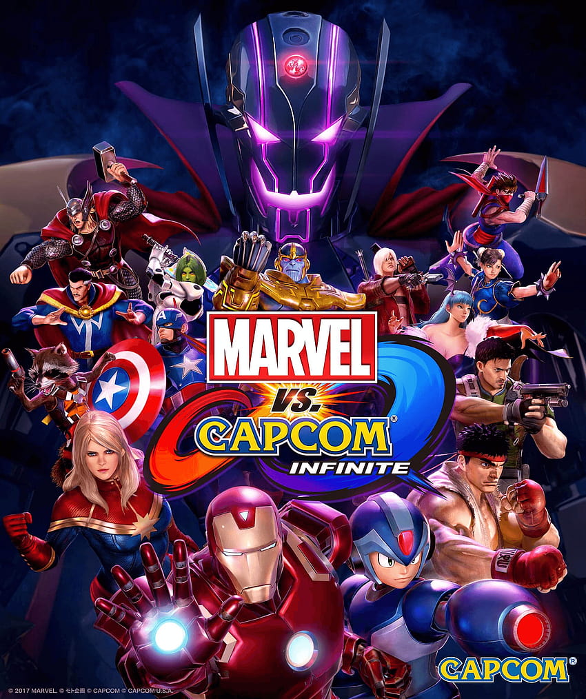 Marvel срещу Capcom: Infinite, фон за ps3 marvel HD тапет за телефон