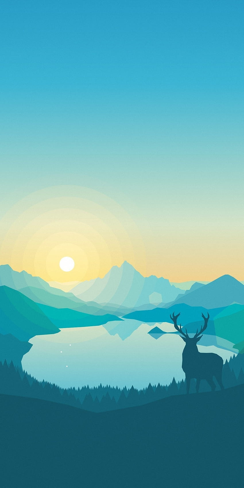 Most definitely has already been posted a long time ago but this is from firewatch, phone firewatch HD phone wallpaper