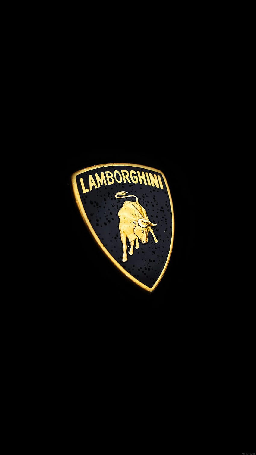 Car Lamborghini Logo Art Minimal Dark Android, logo lamborgini HD phone wallpaper