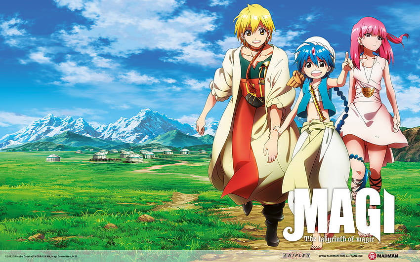 Magier: Das Labyrinth der Magie, Magier das Labyrinth der Magie Anime HD-Hintergrundbild