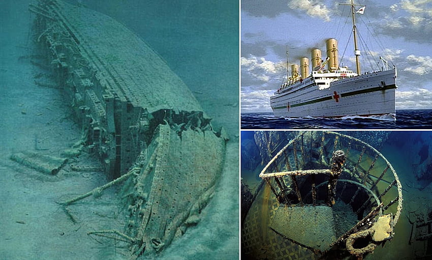 L'épave du « navire jumeau » du Titanic, le Britannic, aux plongeurs pour la première fois Fond d'écran HD