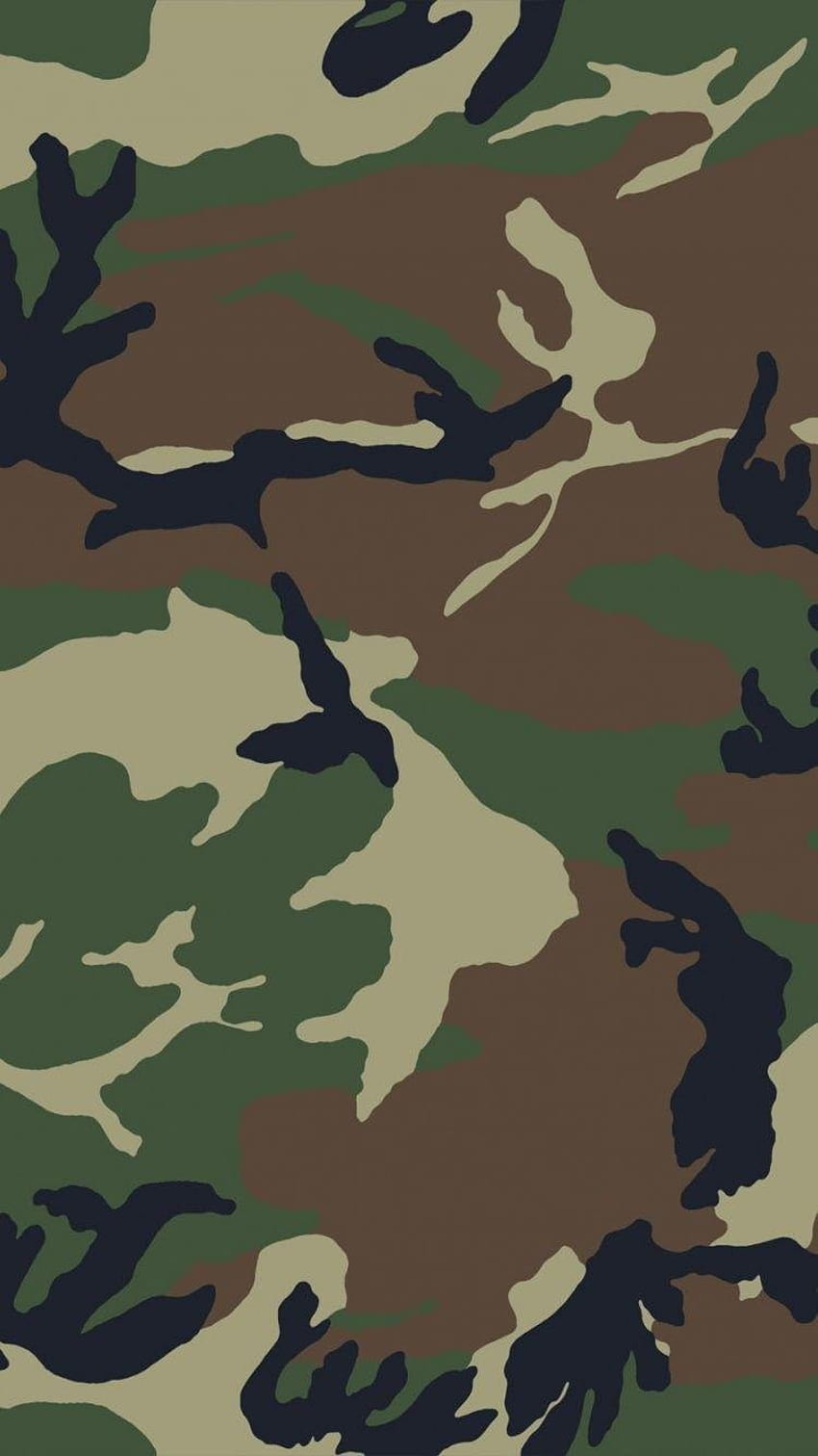iPhone Camo, woodland camouflage HD phone wallpaper
