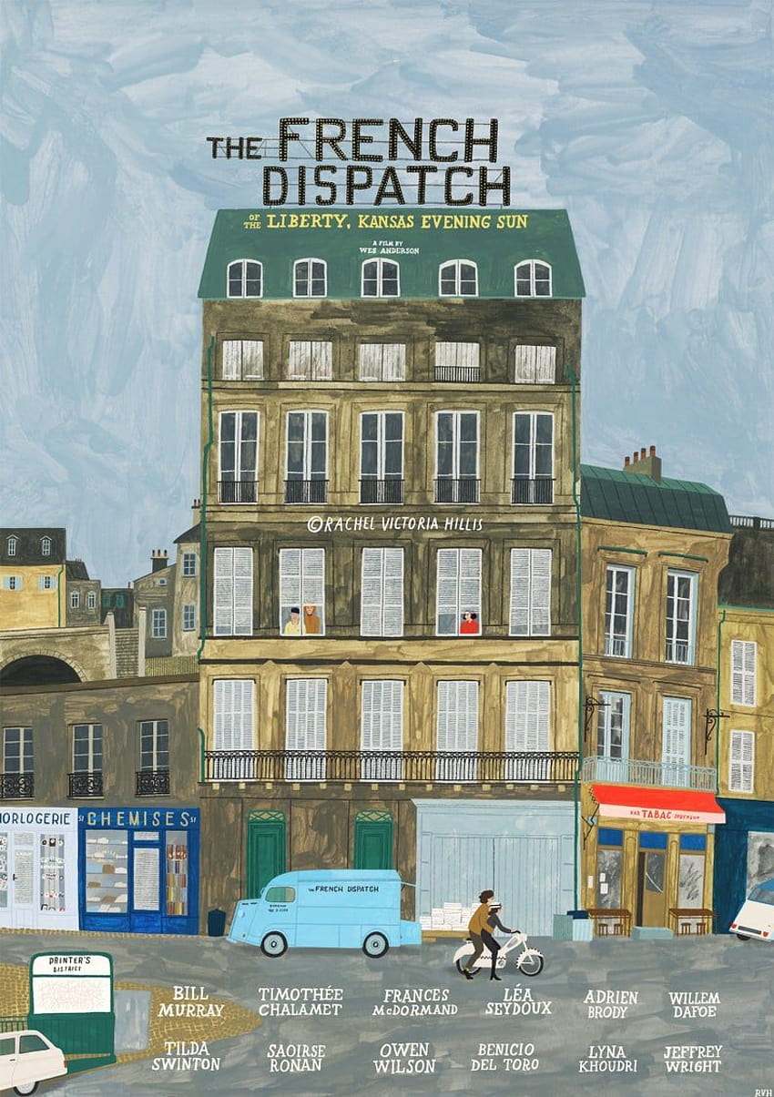The French Dispatch HD phone wallpaper