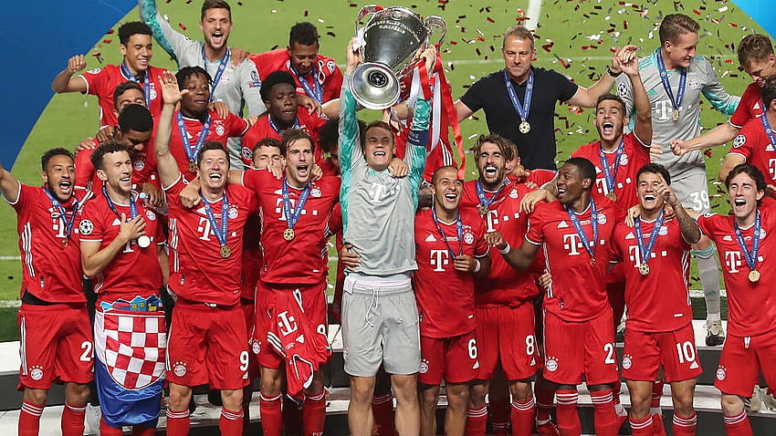 Pontuação do Bayern de Munique x PSG: Kingsley Coman gol caps dominante, fc bayern munich uefa champions league 2020 papel de parede HD