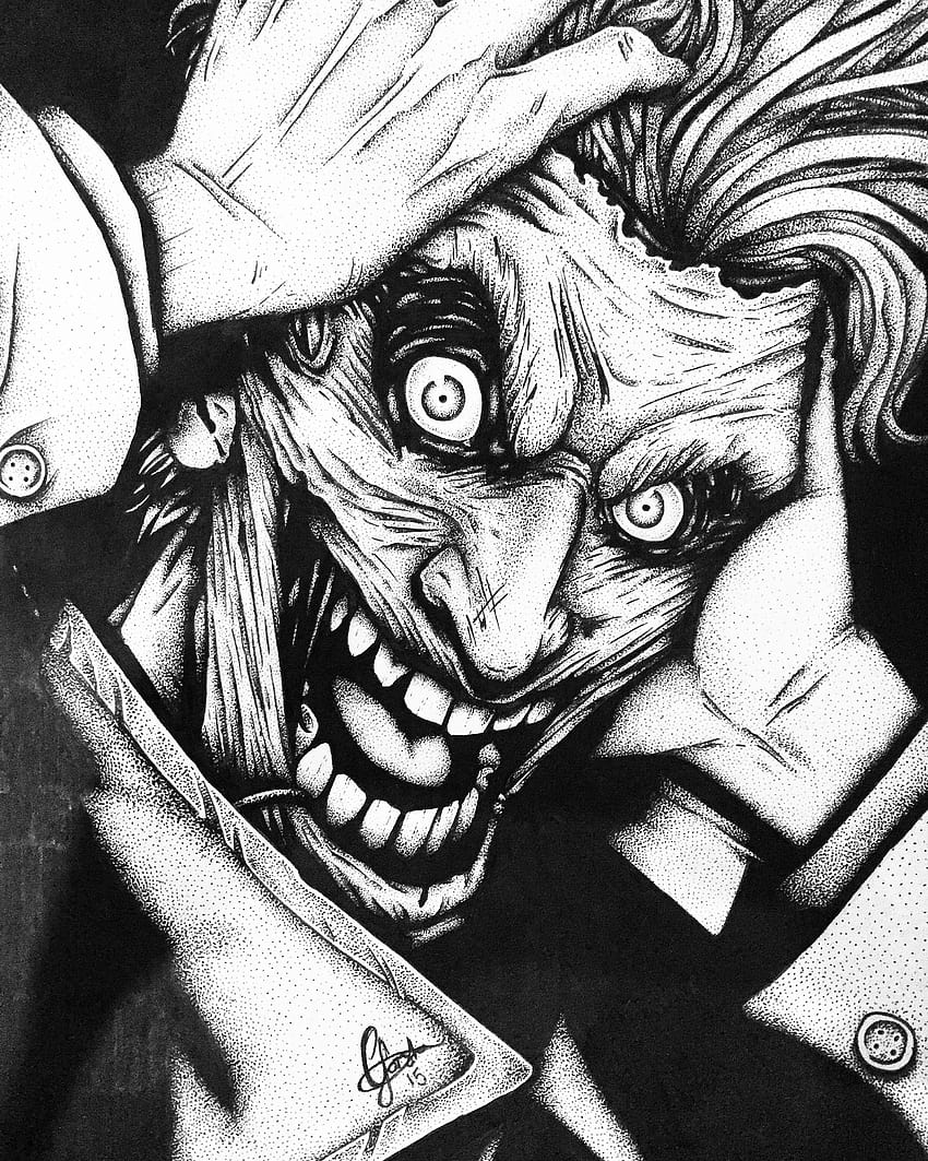 Joker Çizimi Çizmek HD telefon duvar kağıdı