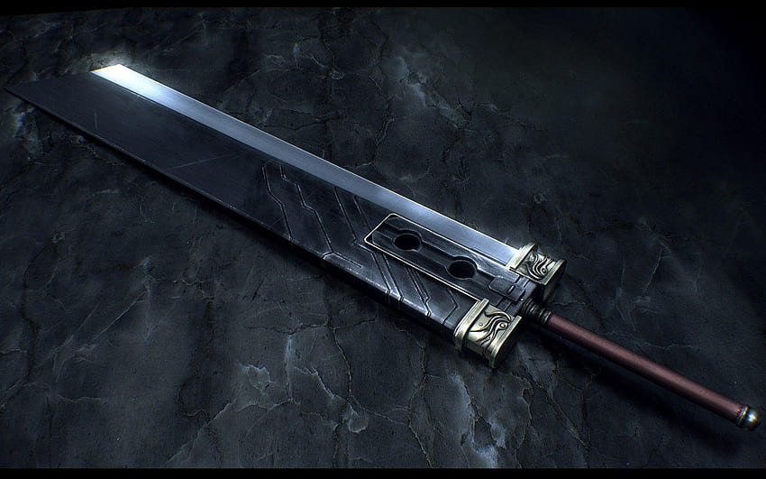 Cloud Strife, Buster Sword, Final Fantasy VII, letzte Fantasy-Wolke HD-Hintergrundbild