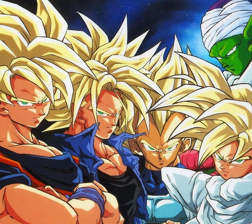 DRAGON BALL Z IS THE ISH!!!: SSJ Goku, Trunks, Vegeta, Gohan, history of trunks HD wallpaper