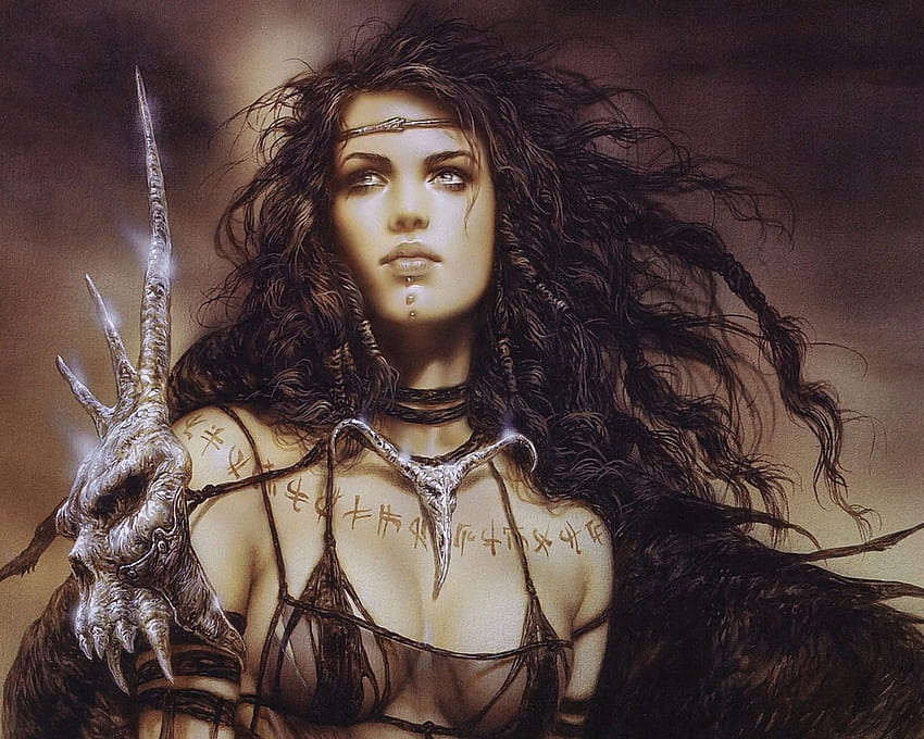 Luis Royo, heavy metal women HD wallpaper