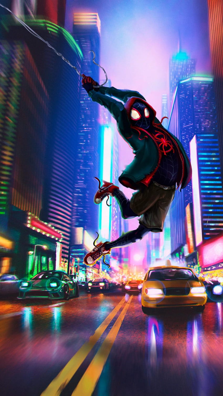 Spider Verse Miles Morales, miles morales android HD phone wallpaper