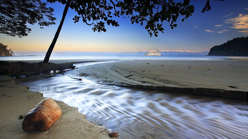 fond ecran paysage nature plage punta arena costa rica HD-Hintergrundbild