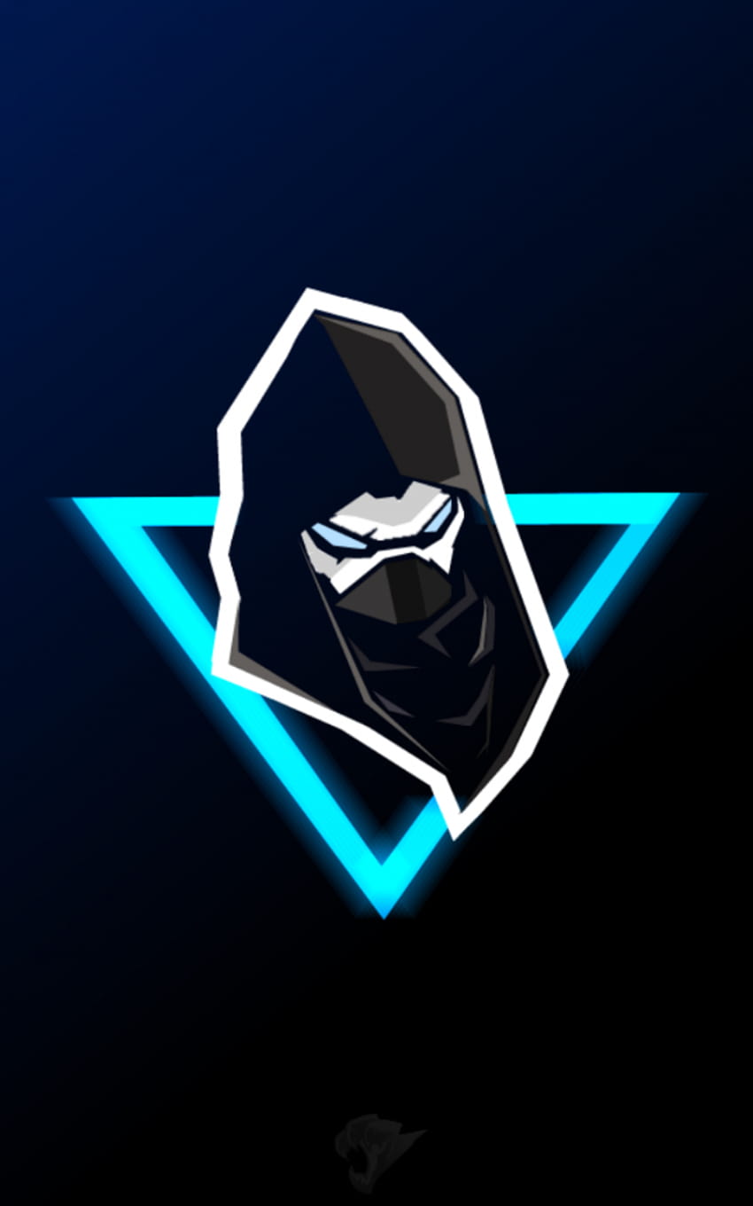 Enforcer-Maskottchen-Logo Fortnite Enforcer, ästhetisches Fortnite-Logo HD-Handy-Hintergrundbild