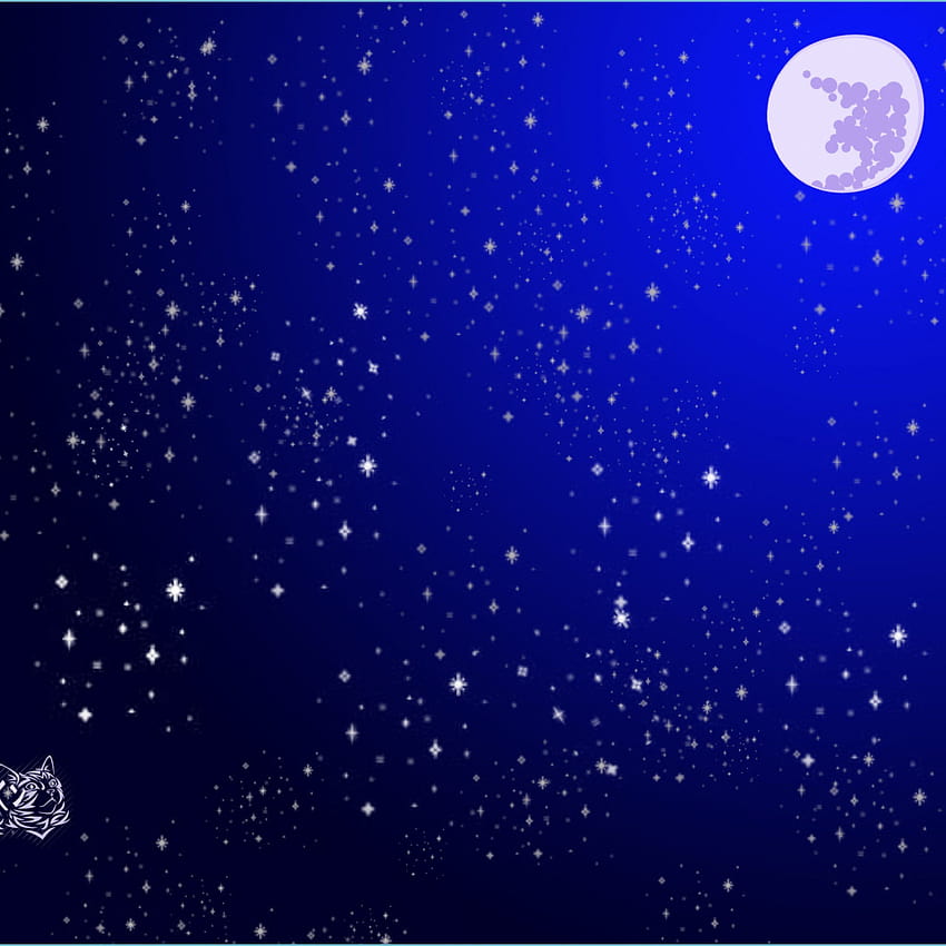 Night Stars Cartoon Starry night sky cartoon, night cartoon HD phone  wallpaper | Pxfuel