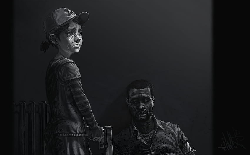 The Walking Dead Spiel, Clementine HD-Hintergrundbild
