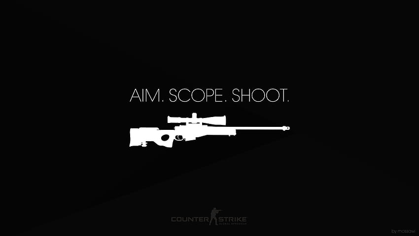AIM. SCOPE. SHOOT. created by Mossawi HD wallpaper