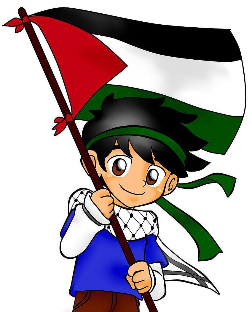En La Lluvia Yo Testigo, bendera palestina fondo de pantalla del teléfono
