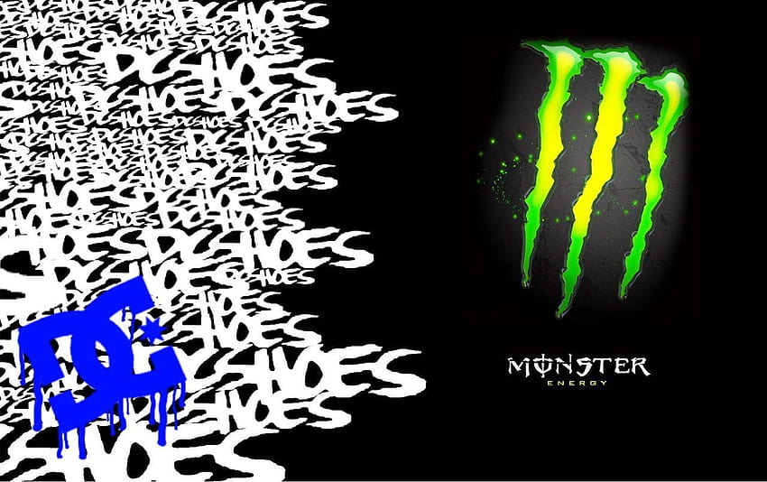 Buty Monster DC, logo Ken Block Tapeta HD