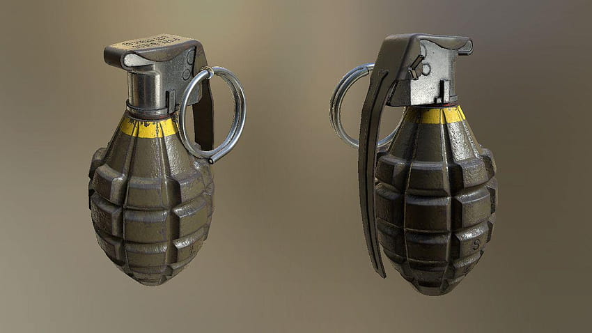 MK2 Hand Grenade by Oxig3n HD wallpaper