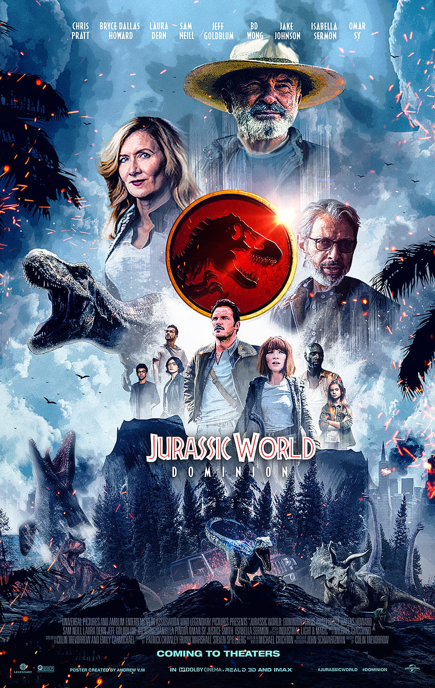 Jurassic World Dominion Posteri 2020 yapımı HD telefon duvar kağıdı