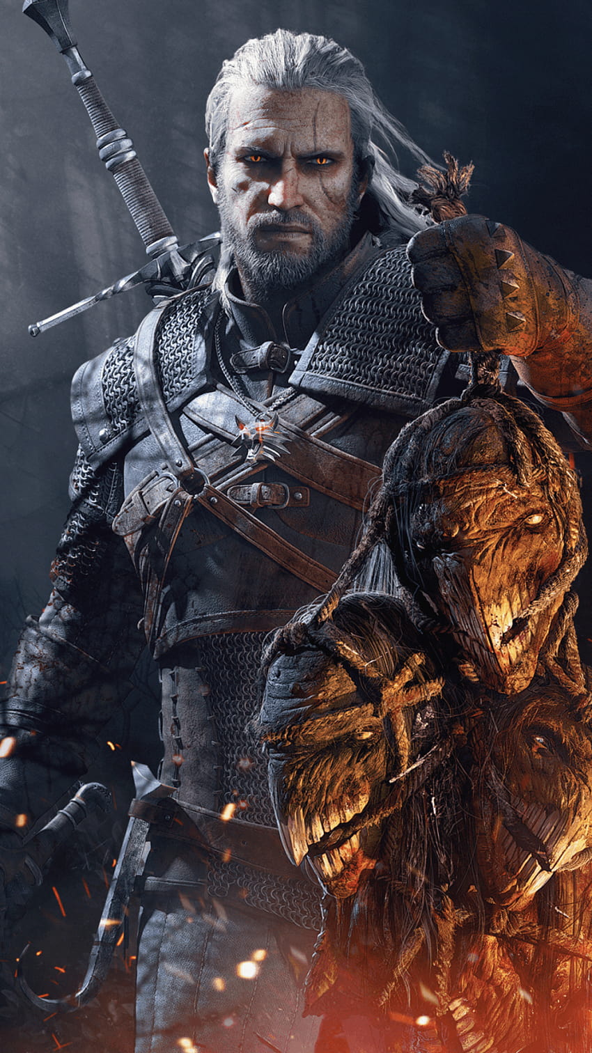 Gra wideo/Wiedźmin 3: Dziki Gon, Geralt z Rivii Tapeta na telefon HD