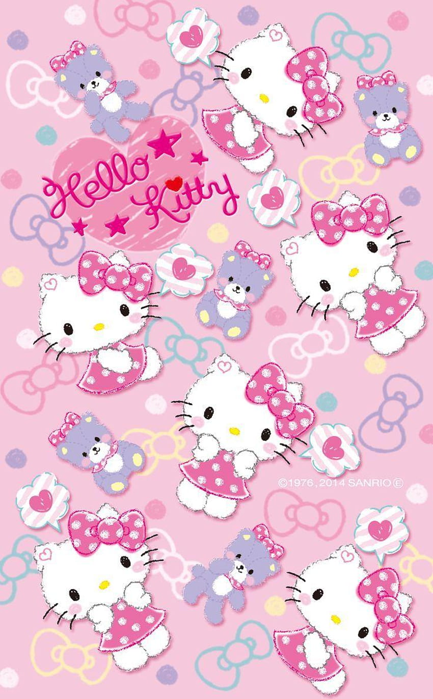 Hello Kitty Terbaru, hello kitty untuk hp HD電話の壁紙