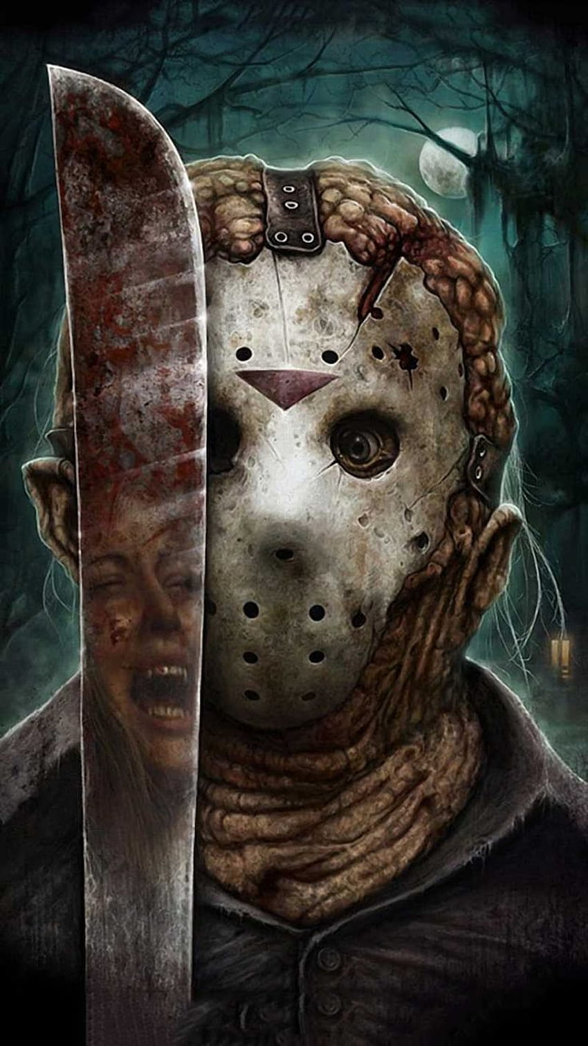 Jason Voorhees Discover more Film, Friday the 13th, Horror, Jason Voorhees, Mortal Kombat…, scary jason HD phone wallpaper