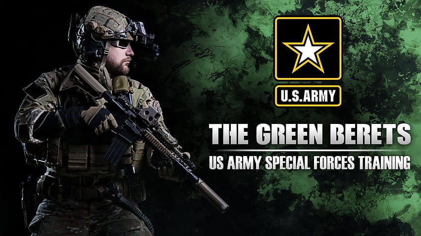Green Berets Us Army Special Forces Training, fuerzas especiales del ejército de los Estados Unidos fondo de pantalla