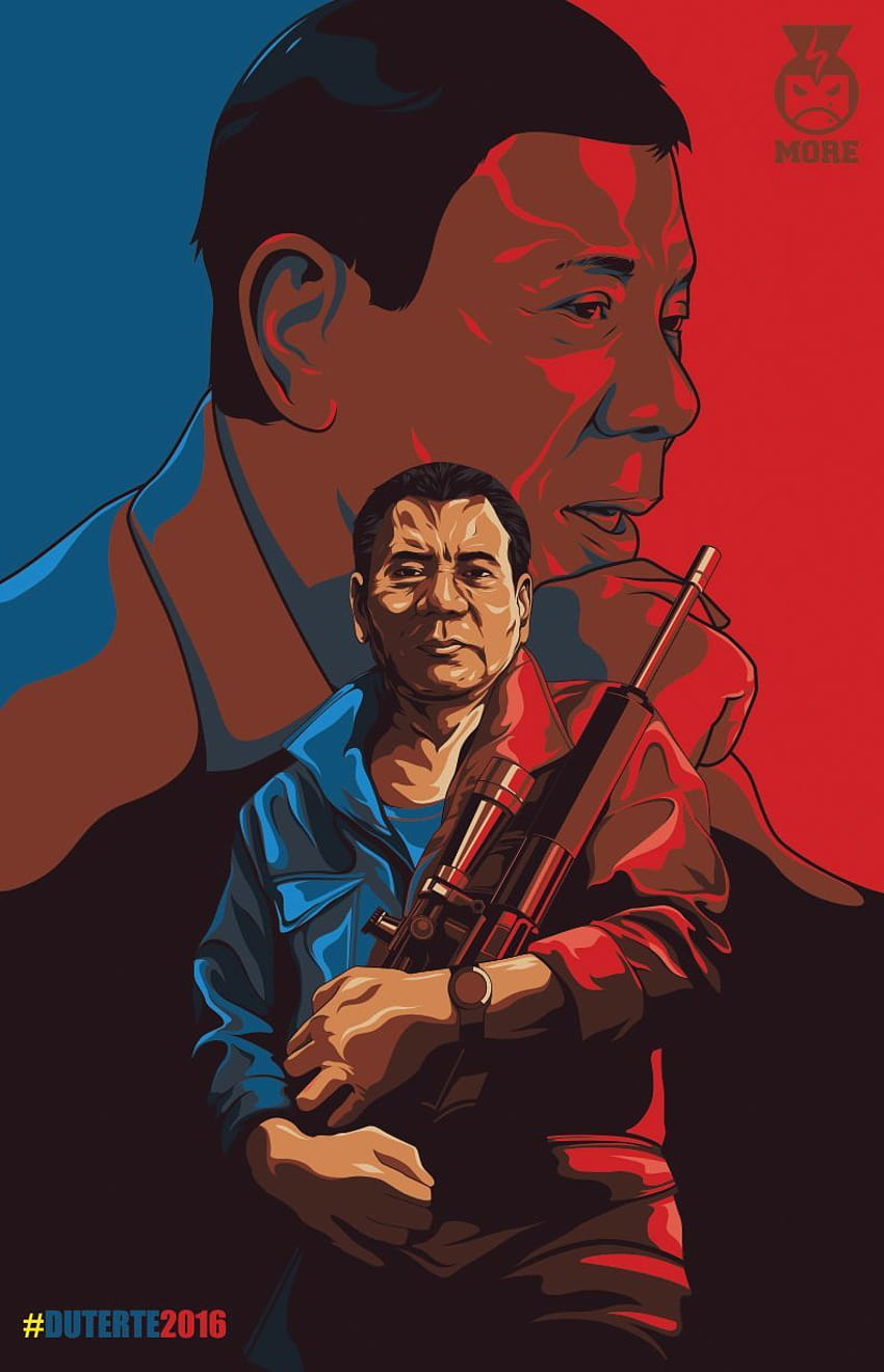 Duterte Poster by Fraviro, rodrigo duterte HD phone wallpaper