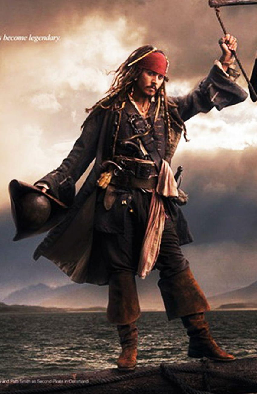 9 najlepszych o Kapitanie Jacku Sparrowie, Kapitanie Jacku Sparrowie Johnnym Deppie Tapeta na telefon HD