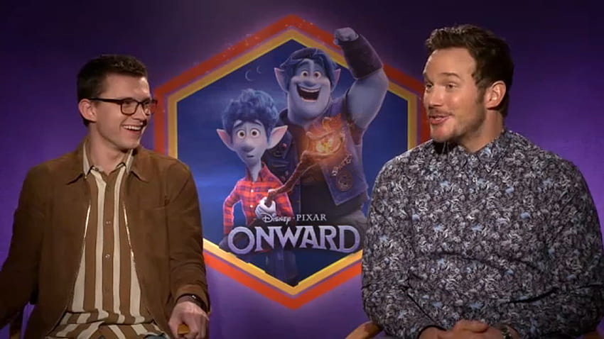 Onward': Chris Pratt, Tom Holland dicono che la loro amicizia è nata, ian e Barley Lightfoot in avanti Sfondo HD