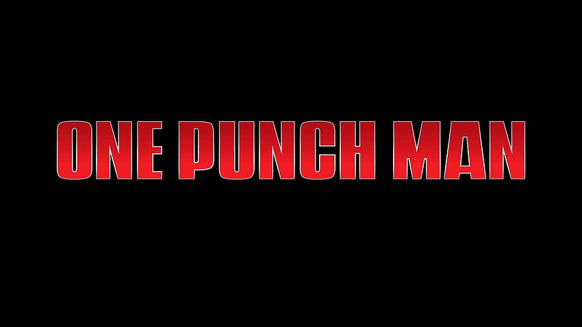 One punch man Logos papel de parede HD