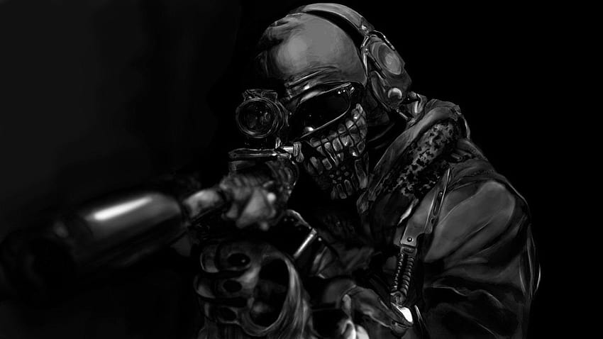 Call of Duty, coole Kabeljau-Geisterhintergründe HD-Hintergrundbild