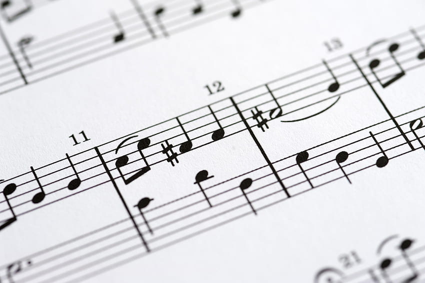 Sheet Music Group, music notation HD wallpaper