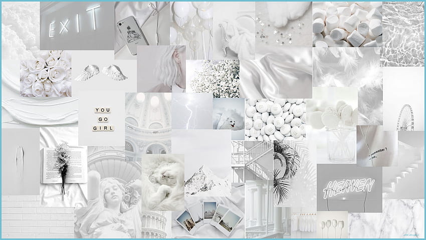 The History Of Aesthetic White, gray aesthetic pc HD wallpaper