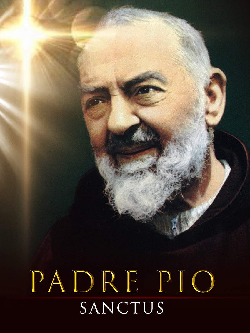 „Padre Pio Sanctus HD-Handy-Hintergrundbild