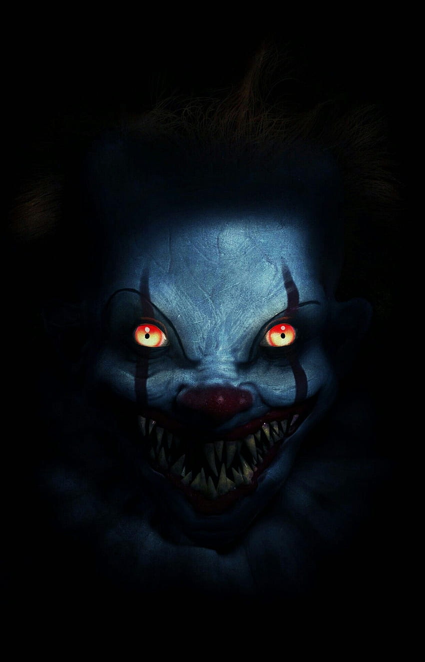 SINISTER PENNYWISE, scary anime joker HD phone wallpaper