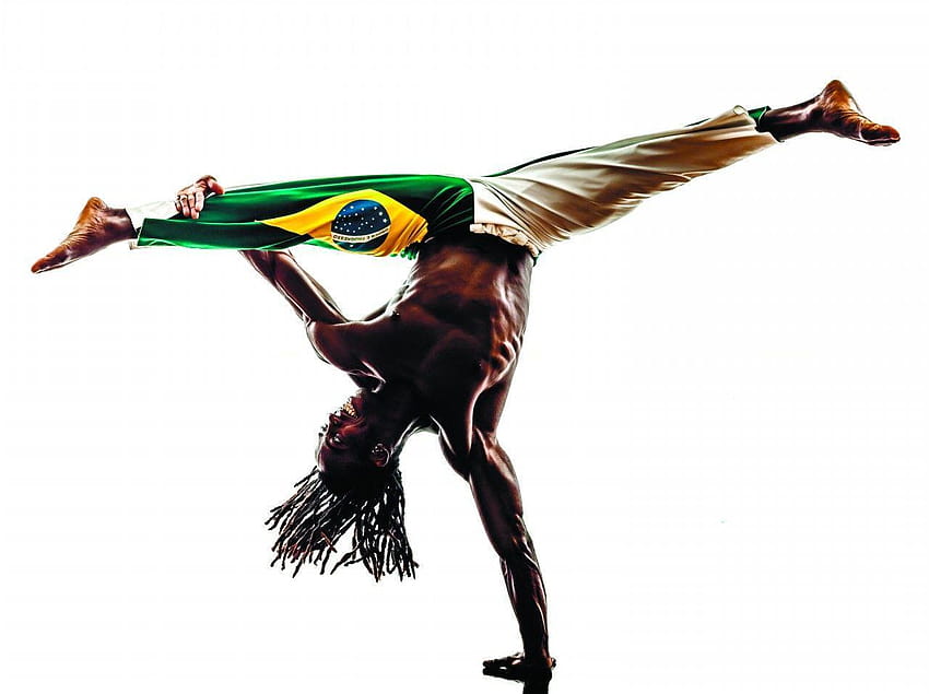 Strong's Males Dancing Capoeira • Elsoar HD wallpaper