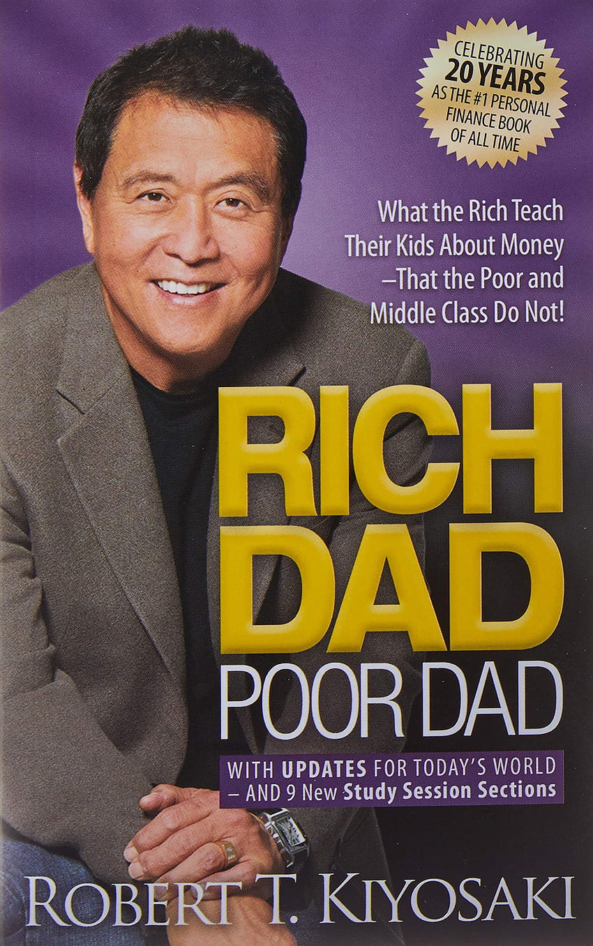 Богат татко, беден татко: Какво богатите учат децата си за парите, Робърт Кийосаки HD тапет за телефон