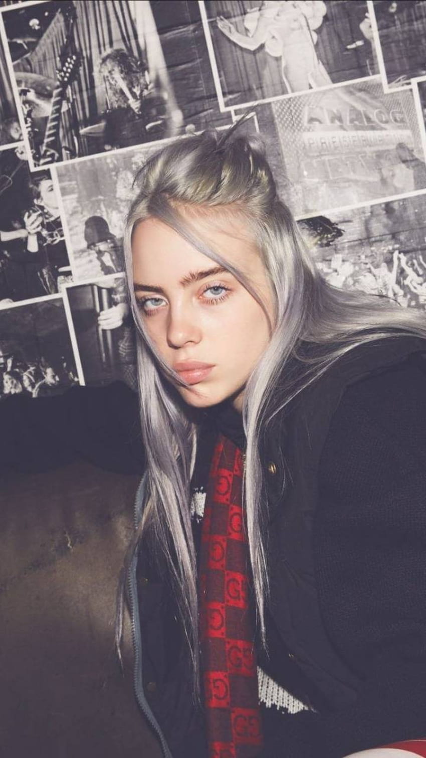 Billie Eilish by RXEped, billie eilish silver hair HD phone wallpaper