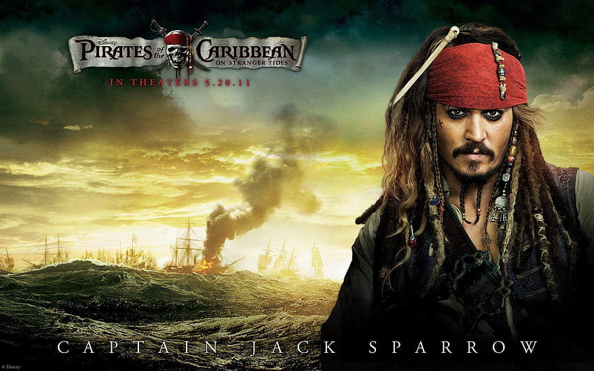 150 Jack Sparrow, Johnny Depp, Jack Sparrow HD-Hintergrundbild