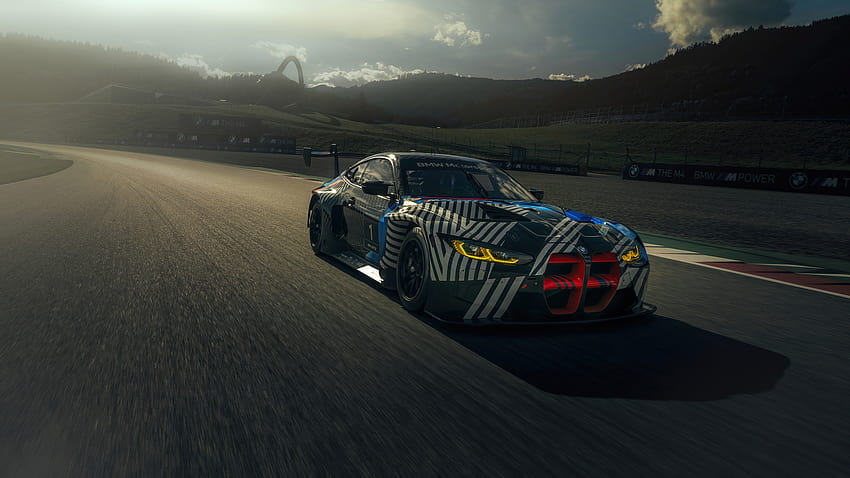 2560x1440 BMW M4 GT3 1440P 解像度、背景、そして壮大なレース 高画質の壁紙