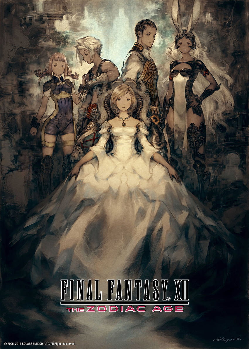 Final Fantasy XII The Zodiac Age Nowa grafika autorstwa Akihiko Yoshidy, akihiko marvel Tapeta na telefon HD