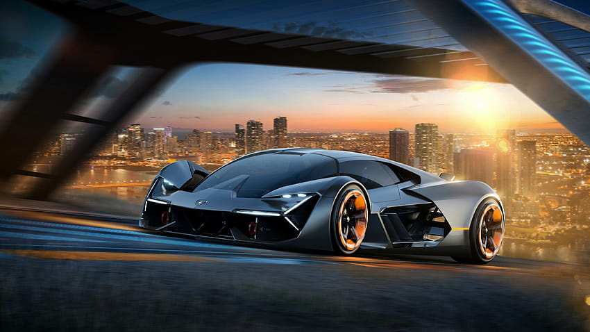 Lamborghini Terzo Millennio EV Supercar, Superautos ultra HD-Hintergrundbild
