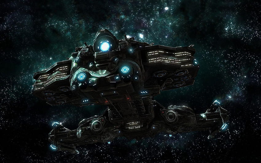 Starcraft, PC, Spacescape, Science, Fiction, Sci-Fi, Raumschiff, Raumschiffe HD-Hintergrundbild