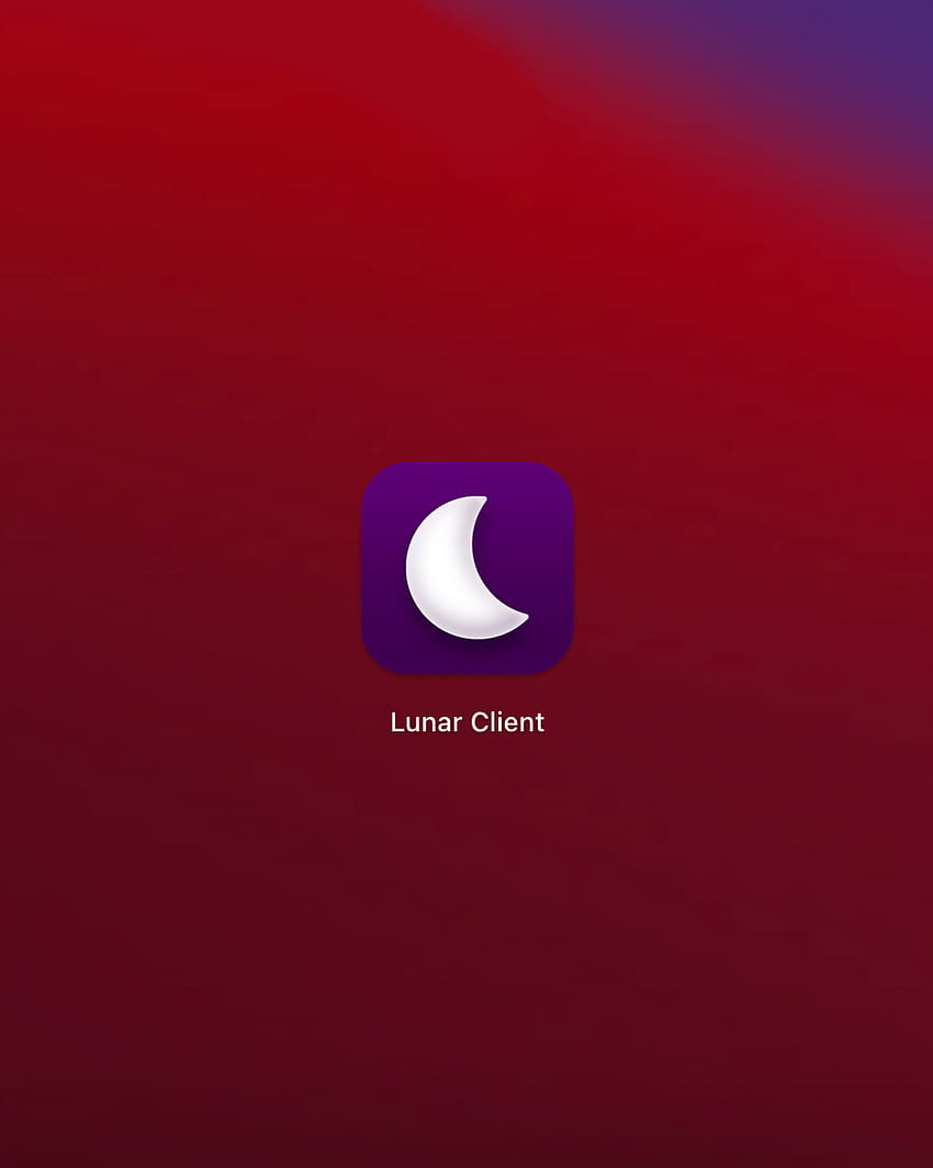 Así que creé este icono de macOS Big Sur para el cliente Lunar de Minecraft.: MacOS fondo de pantalla del teléfono