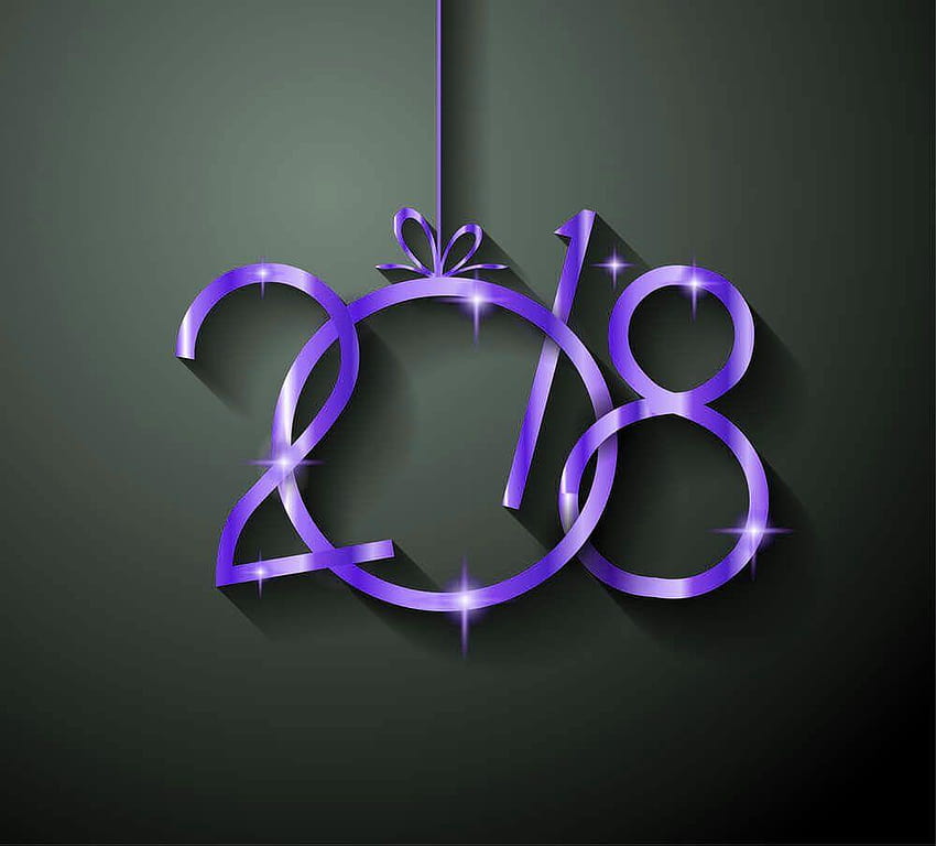 50 Happy New Year 2018 , GIF, 3d 2018 HD wallpaper