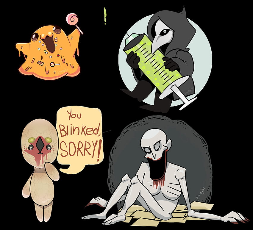 Here's some random fanart : r/SCP