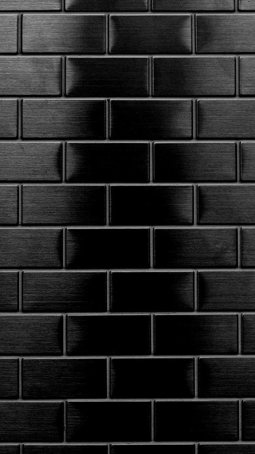 iPhone X, black bricks HD phone wallpaper