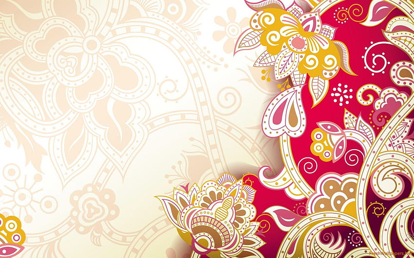 Ornate Floral : 13, marriage background HD wallpaper
