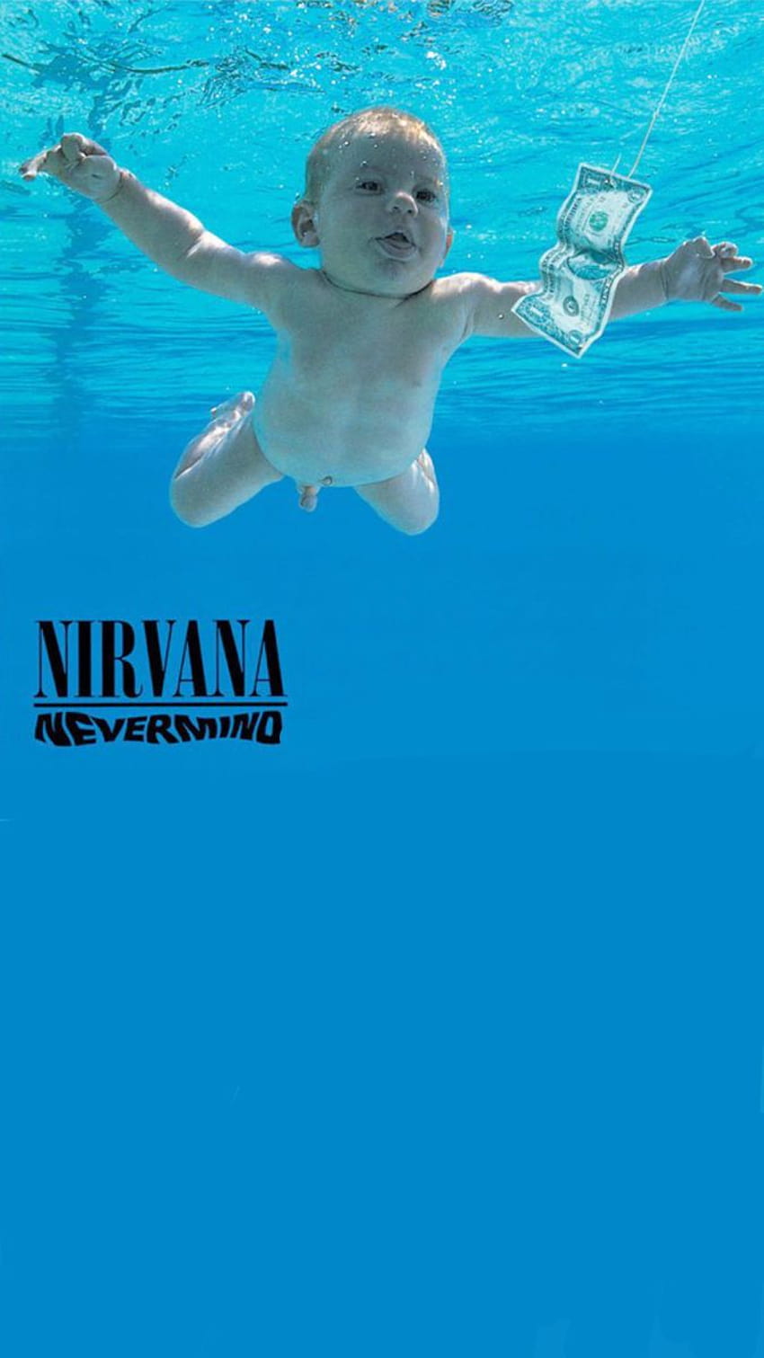 Nirvana Nevermind, album nirwana wallpaper ponsel HD