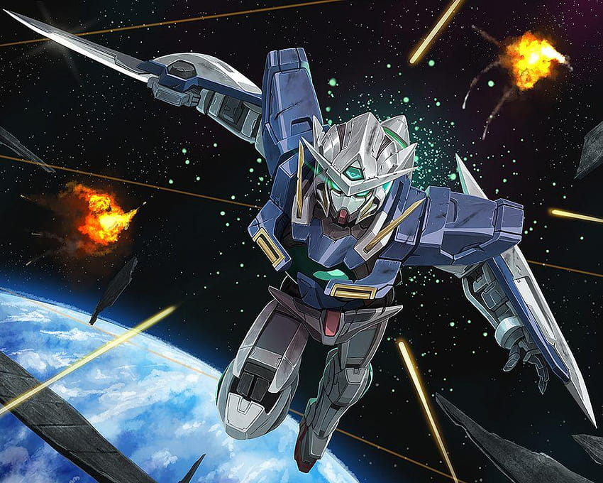 Gundam Exia, eliminating conflict in Death Battle! by BattleWriter HD wallpaper